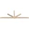 Ekena Millwork Kennewick Smooth Timber Gable Bracket, Douglas Fir, 108"W x 40"H x 3 1/2"D x 3 1/2"F, 9/12 Pitch GBW108X40X0404KEN00SDF - alternate 3